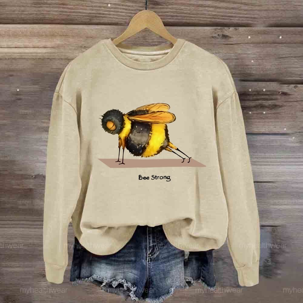 Bee Strong Graphic Sweatshirt