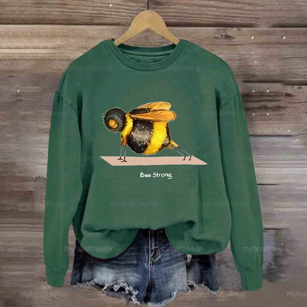 Bee Strong Graphic Sweatshirt