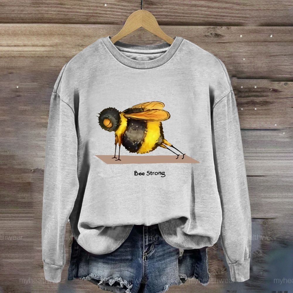 Bee Strong Graphic Sweatshirt