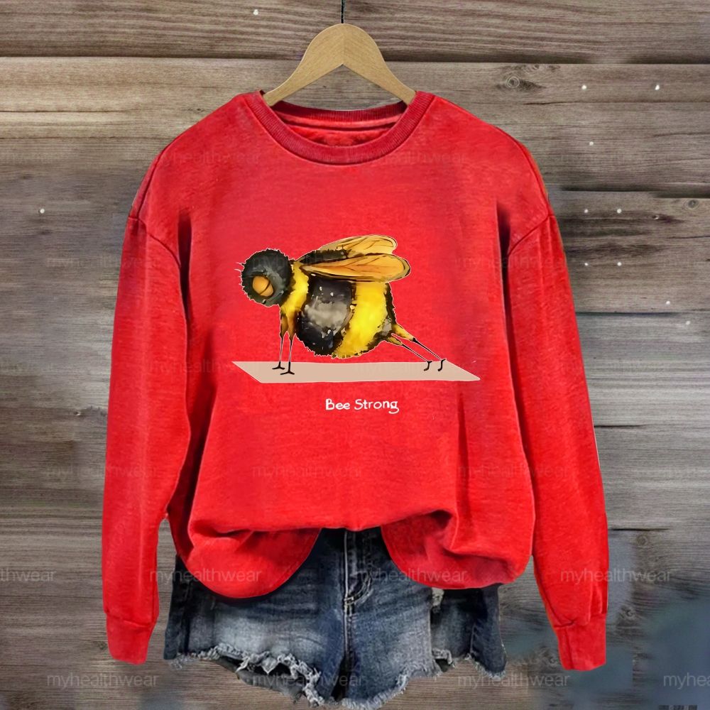 Bee Strong Graphic Sweatshirt