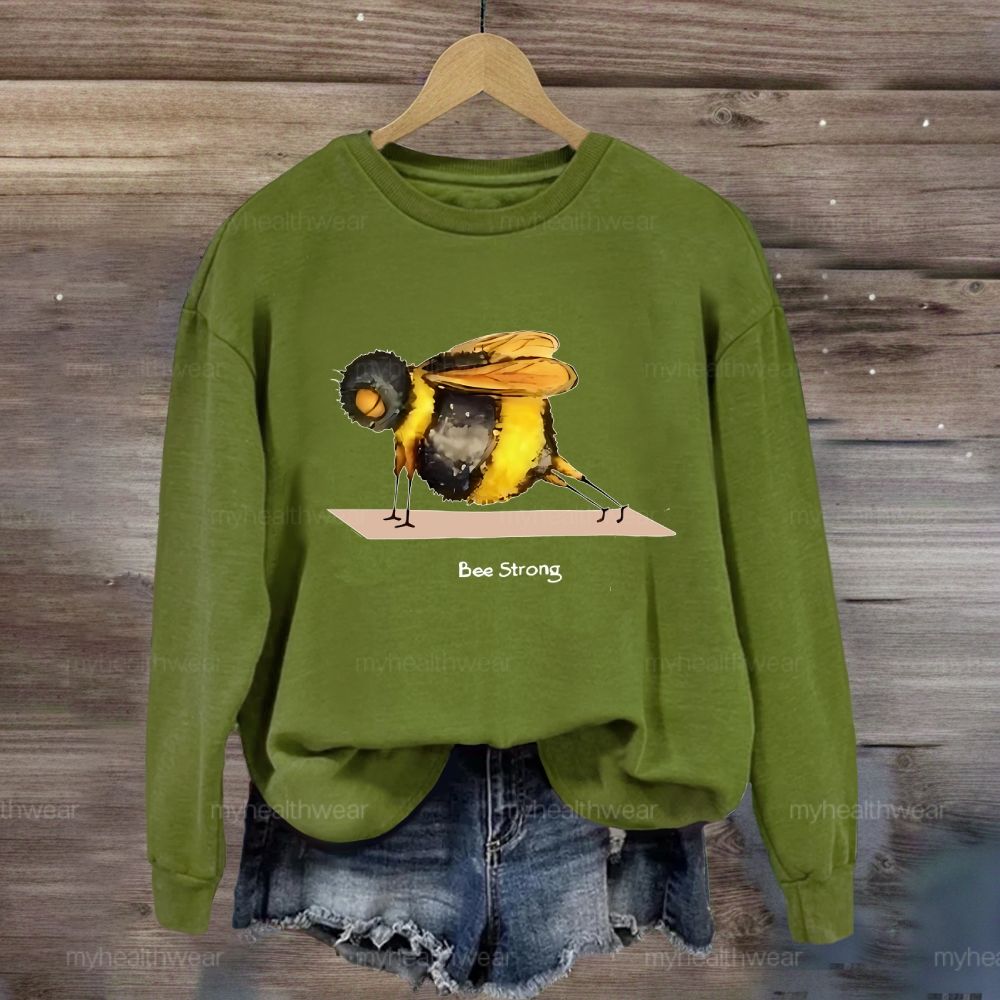Bee Strong Graphic Sweatshirt