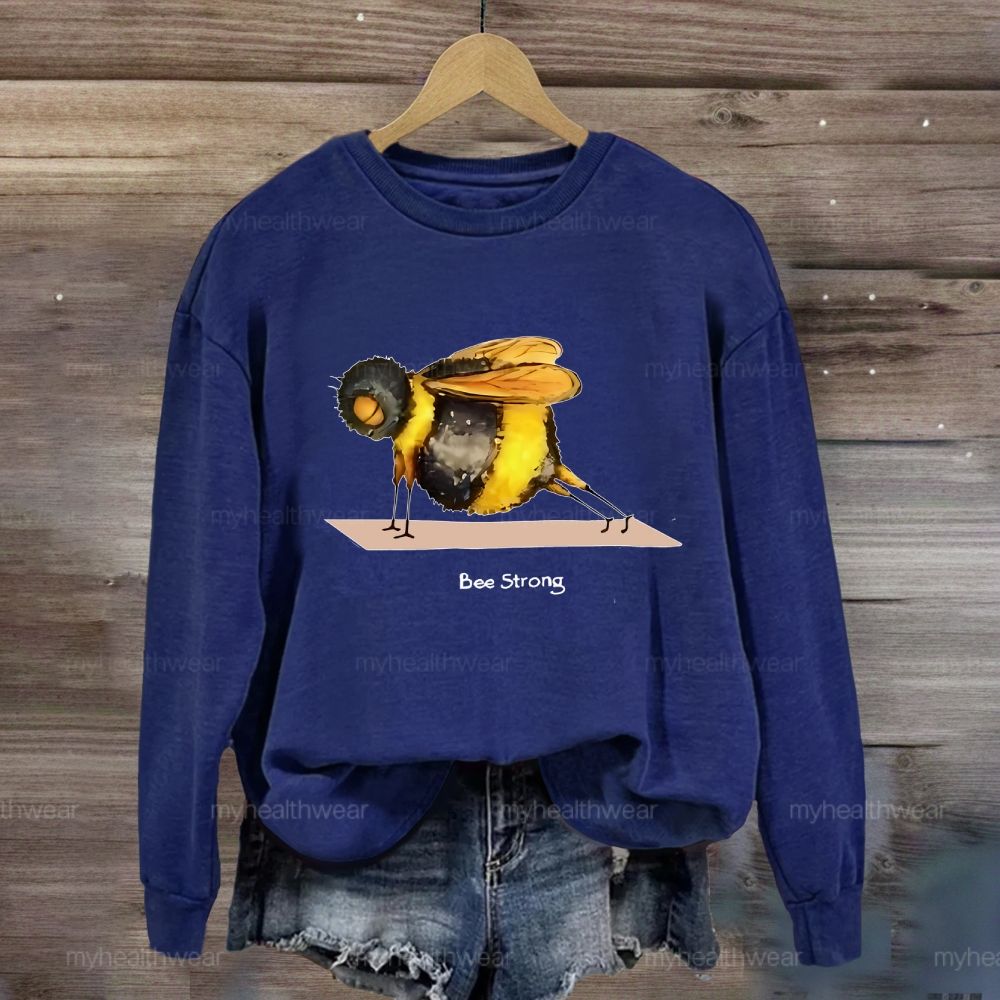 Bee Strong Graphic Sweatshirt
