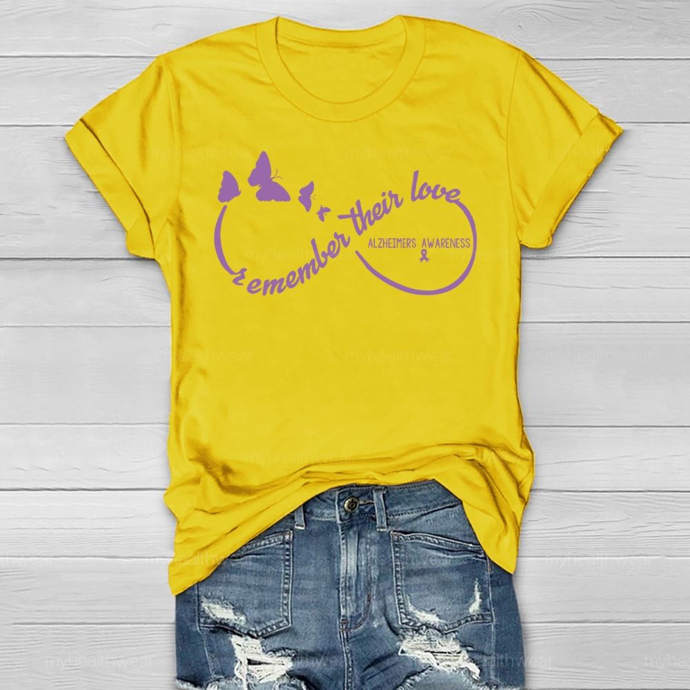 Remember Their Love Alzheimer's Awareness Healthwear T-shirt