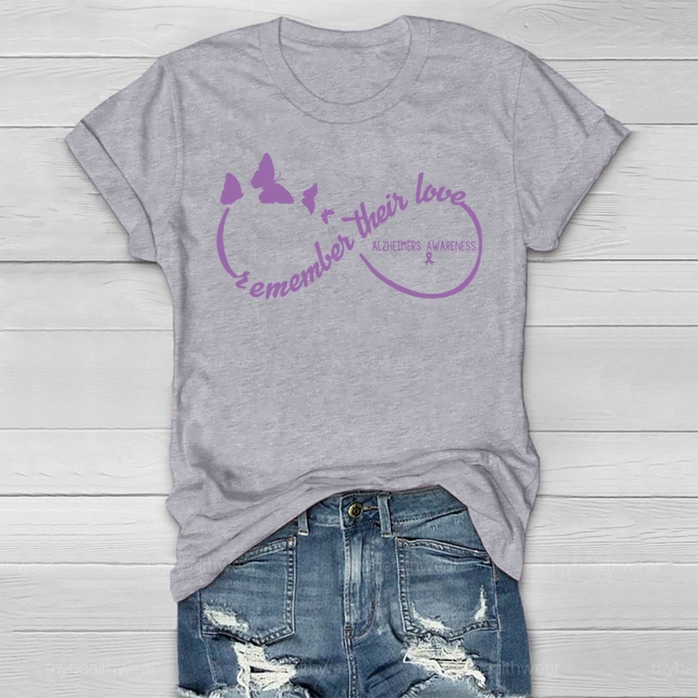 Remember Their Love Alzheimer's Awareness Healthwear T-shirt