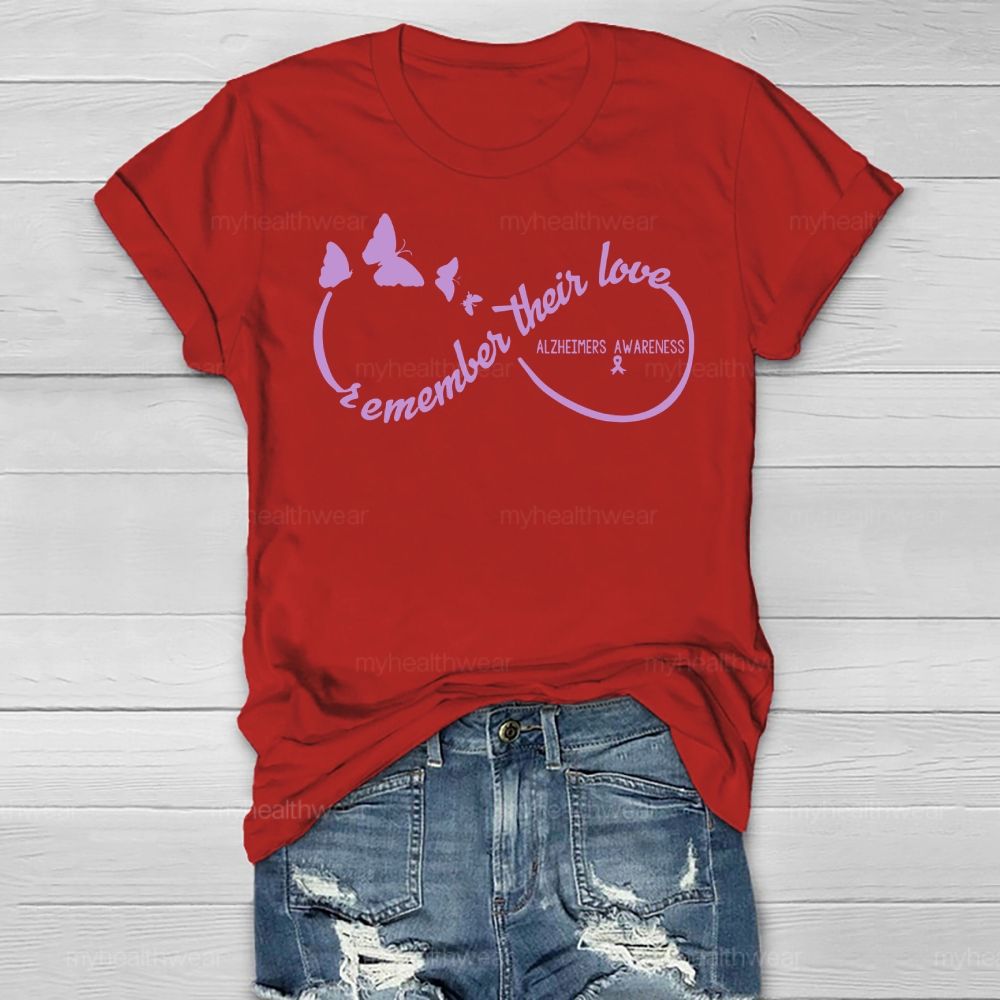 Remember Their Love Alzheimer's Awareness Healthwear T-shirt
