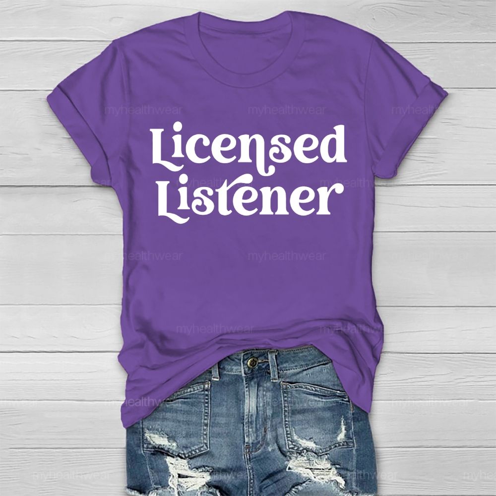 Licensed Listener Healthwear T-shirt