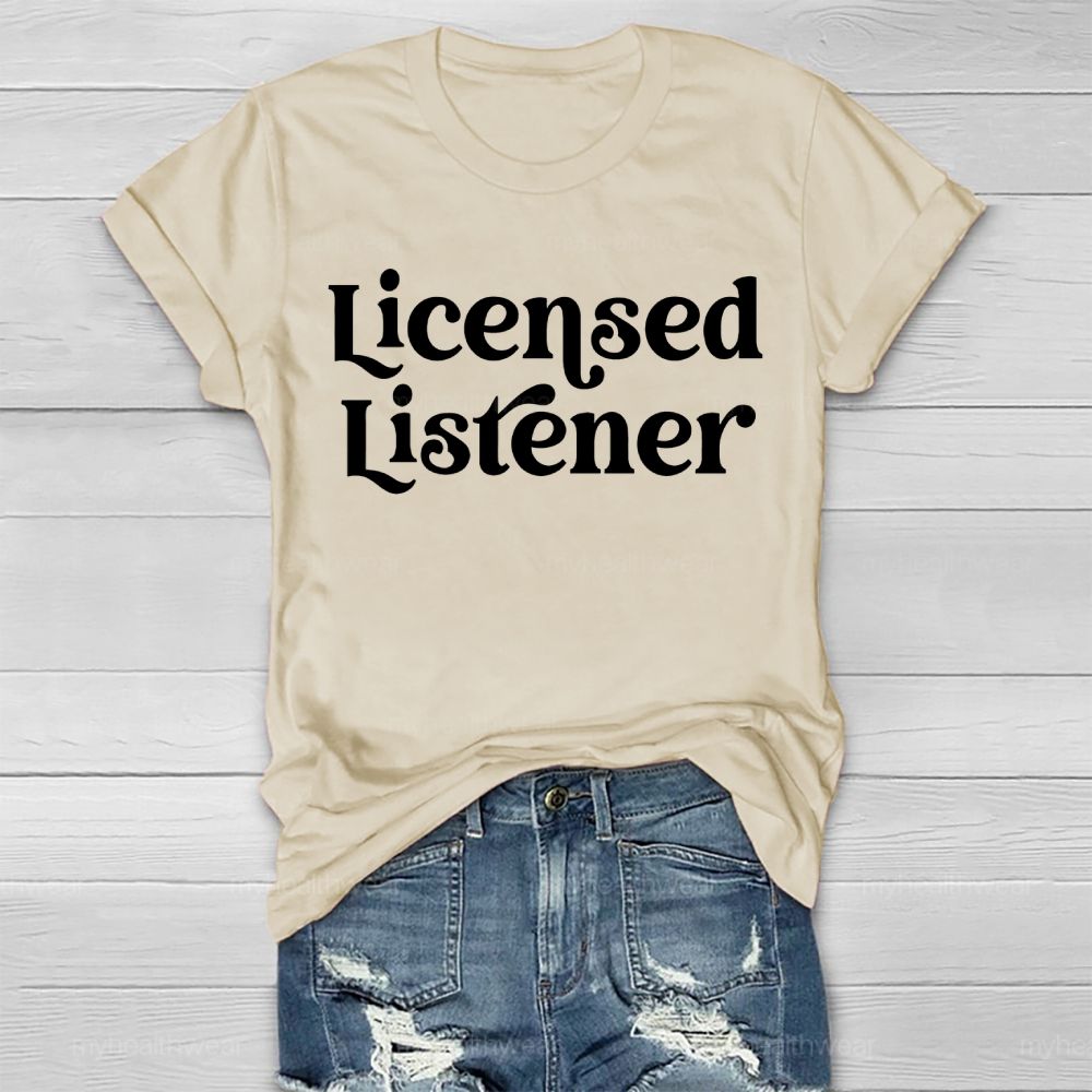 Licensed Listener Healthwear T-shirt