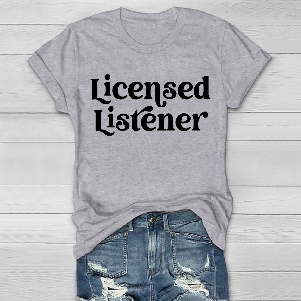 Licensed Listener Healthwear T-shirt