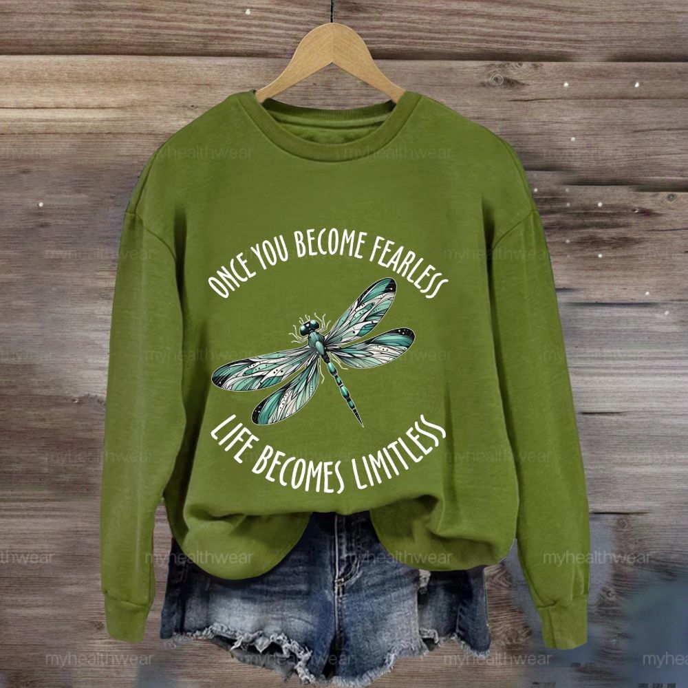 Once You Become Fearless You Become Limitless Sweatshirt