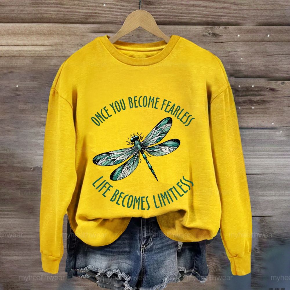 Once You Become Fearless You Become Limitless Sweatshirt