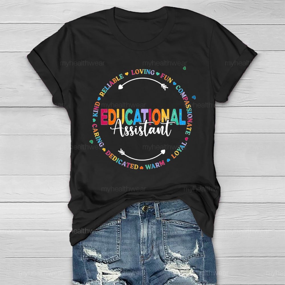 Educational Assistant Healthwear T-shirt