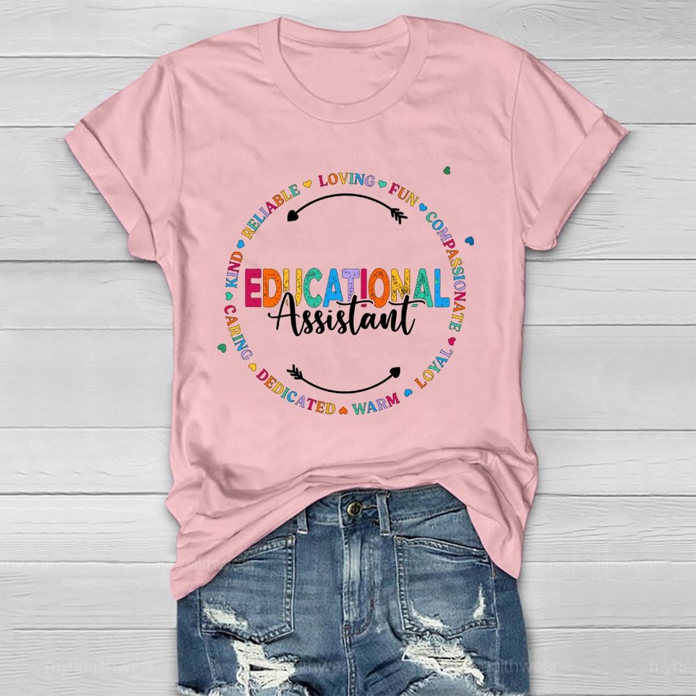 Educational Assistant Healthwear T-shirt