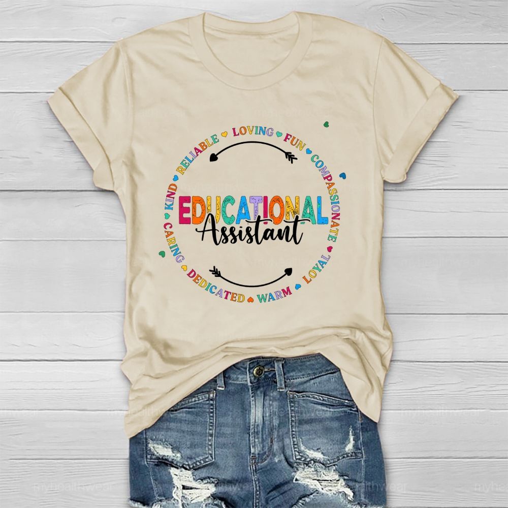 Educational Assistant Healthwear T-shirt