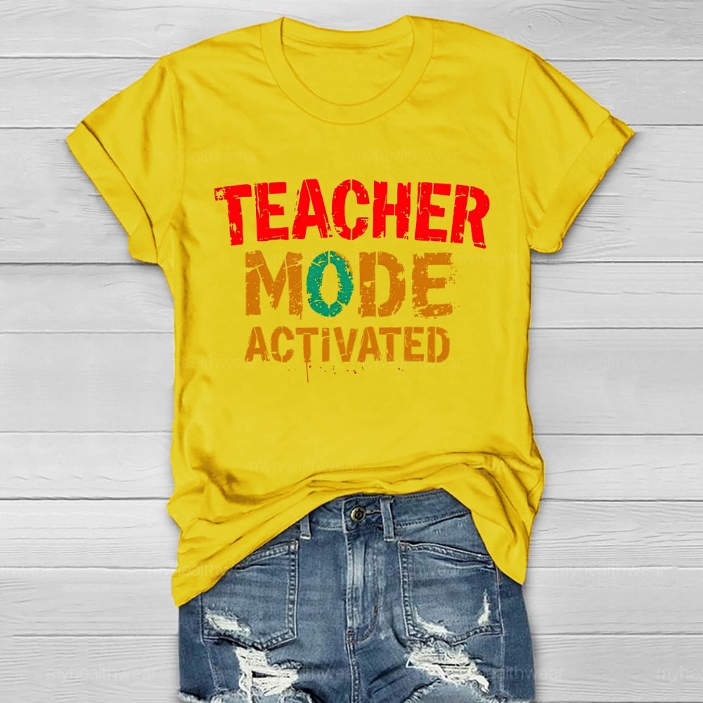 Teacher Mode Activated  Healthwear T-shirt