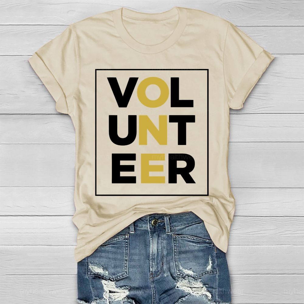 Volunteer Letters Healthwear T-shirt
