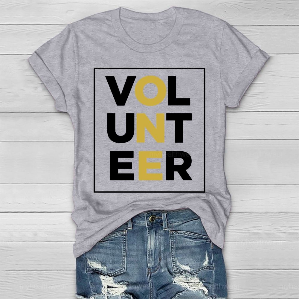 Volunteer Letters Healthwear T-shirt