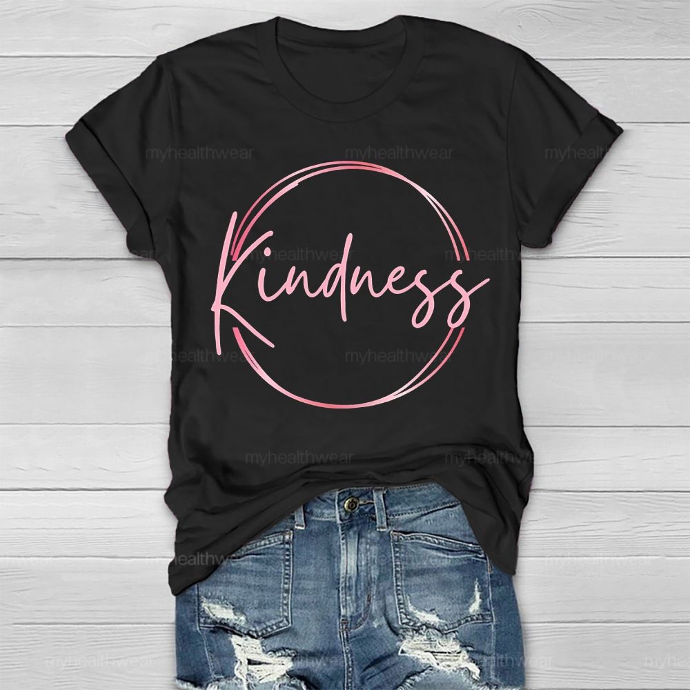 Kindness Circular Lines Healthwear T-shirt