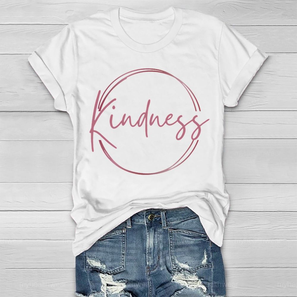 Kindness Circular Lines Healthwear T-shirt