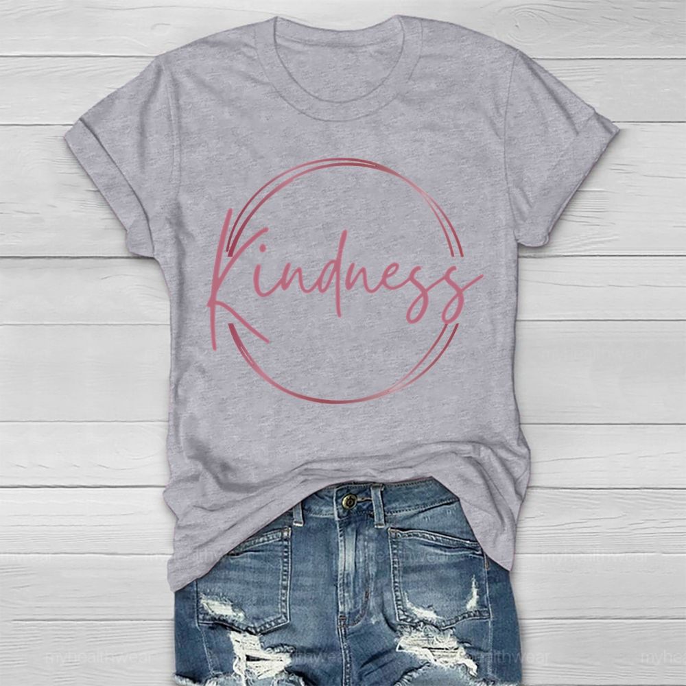 Kindness Circular Lines Healthwear T-shirt