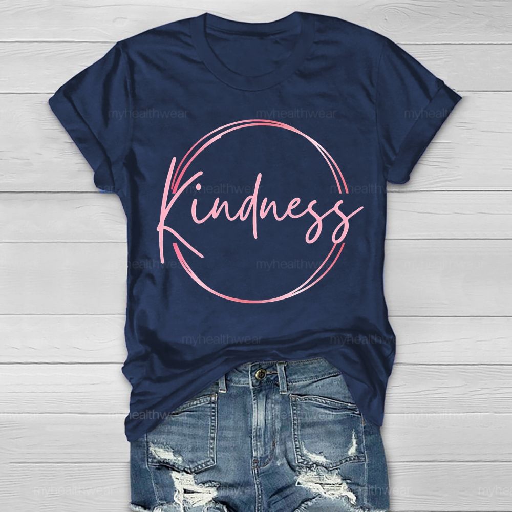 Kindness Circular Lines Healthwear T-shirt