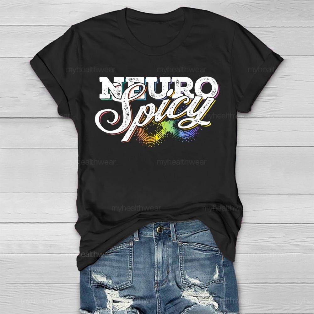 Neurospicy Infinity Symbol Healthwear T-shirt