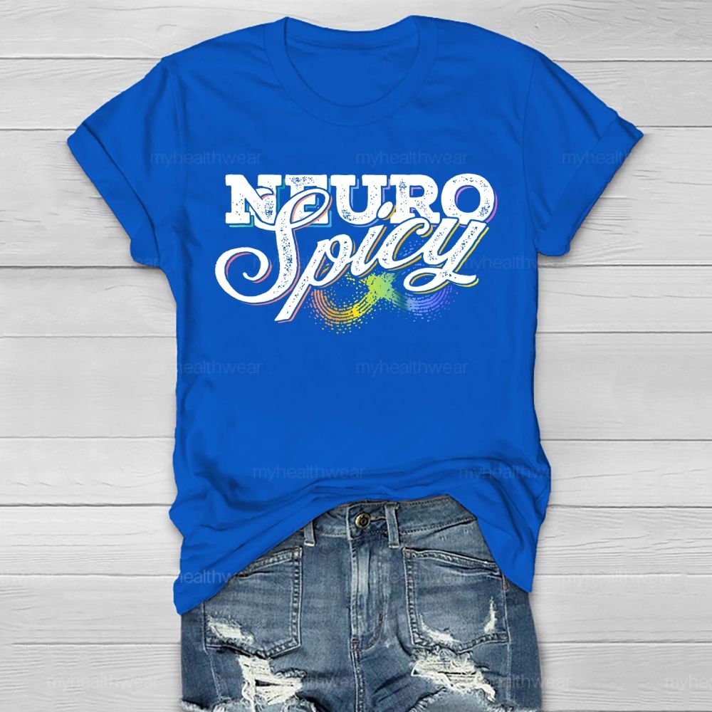 Neurospicy Infinity Symbol Healthwear T-shirt