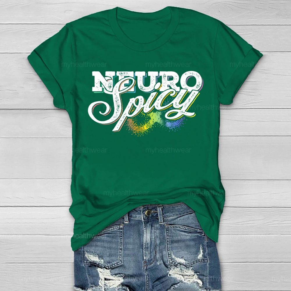 Neurospicy Infinity Symbol Healthwear T-shirt