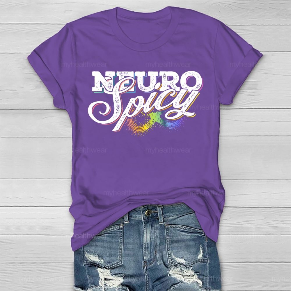 Neurospicy Infinity Symbol Healthwear T-shirt