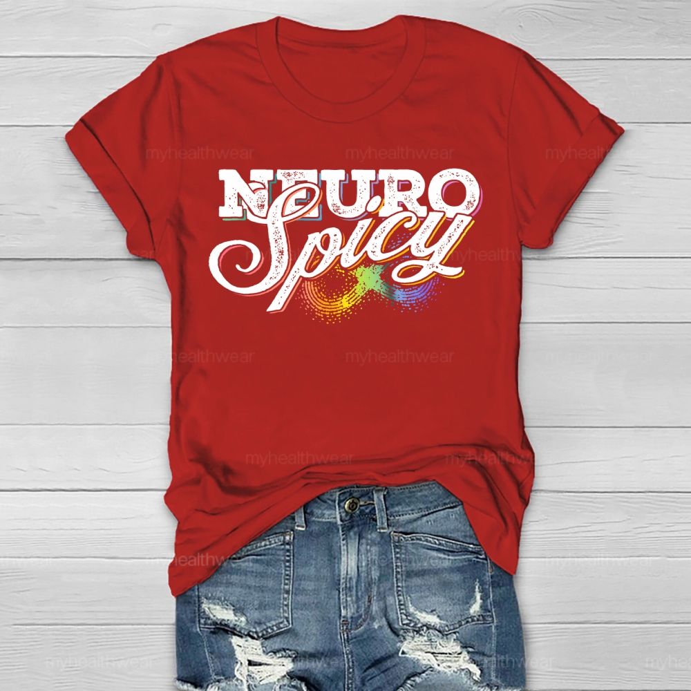 Neurospicy Infinity Symbol Healthwear T-shirt
