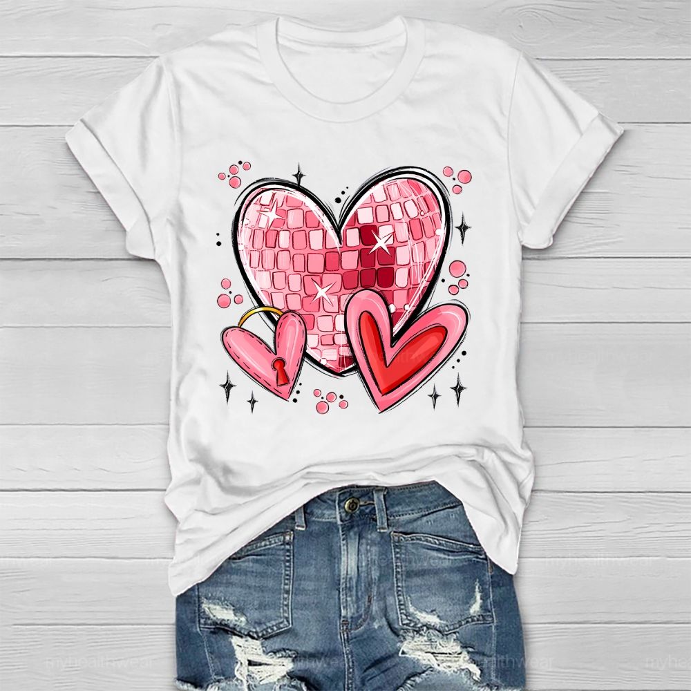 Love Square Valentine's Day Healthwear T-shirt