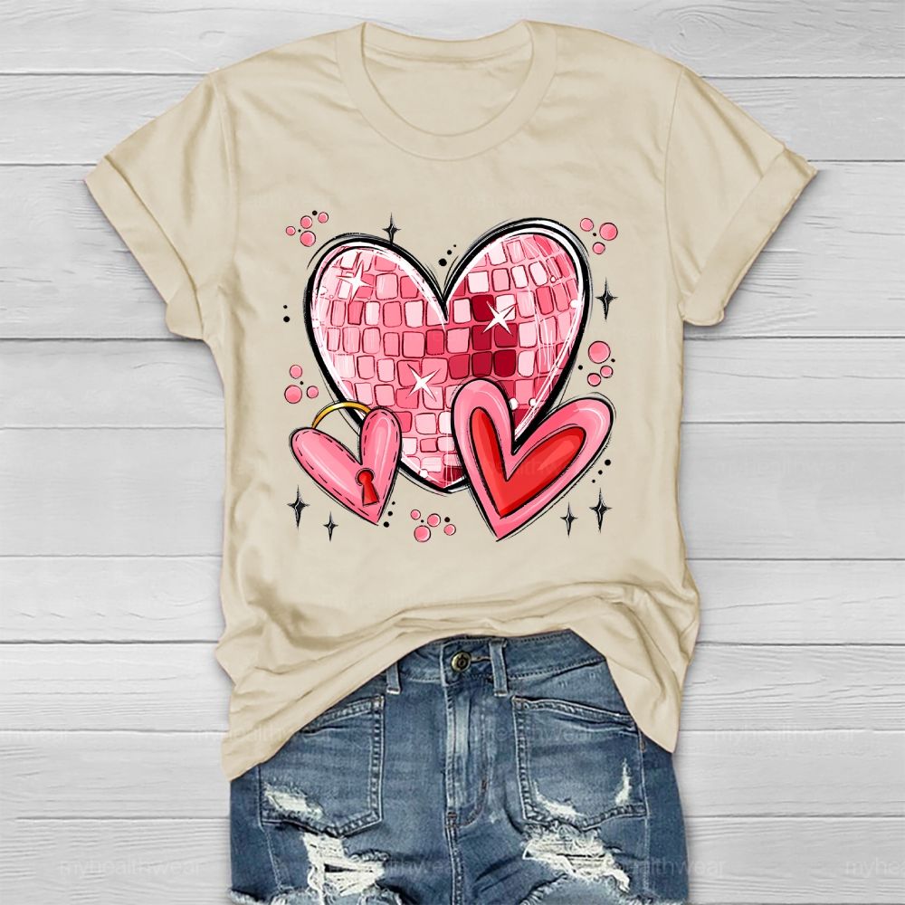 Love Square Valentine's Day Healthwear T-shirt