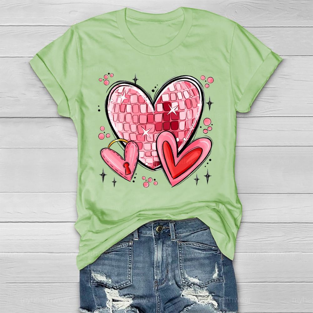 Love Square Valentine's Day Healthwear T-shirt