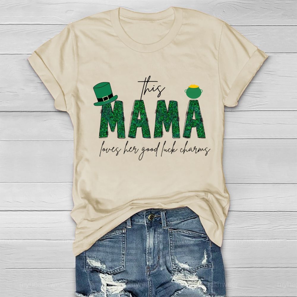 This Mama Loves Her Lucky Charms Healthwear T-shirt