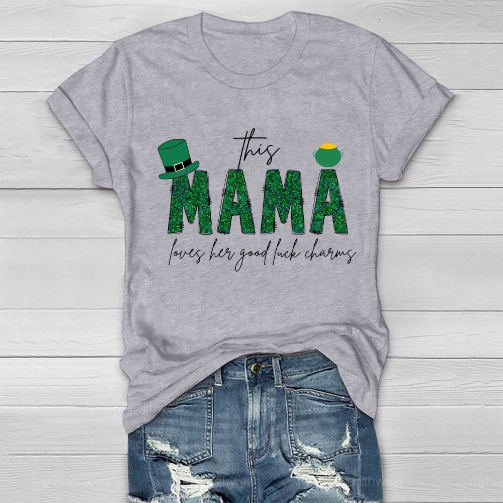 This Mama Loves Her Lucky Charms Healthwear T-shirt