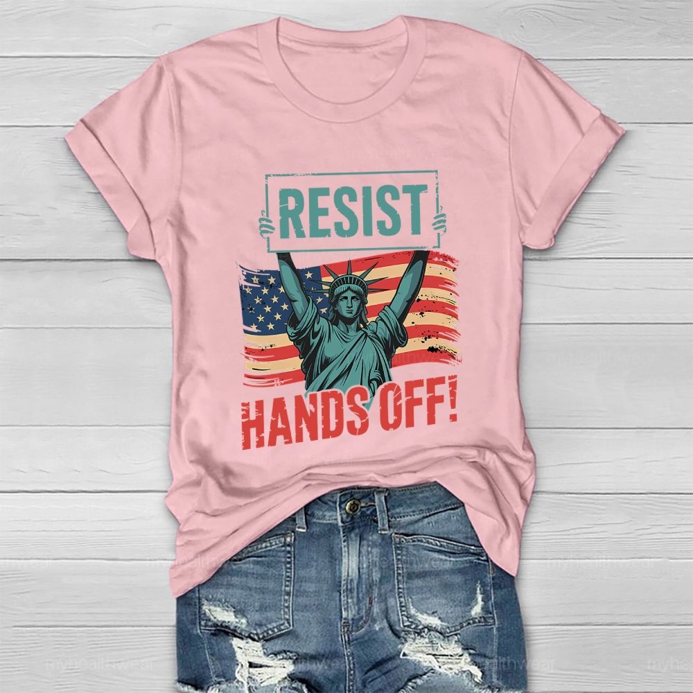 Resist Hands Off  Healthwear T-shirt