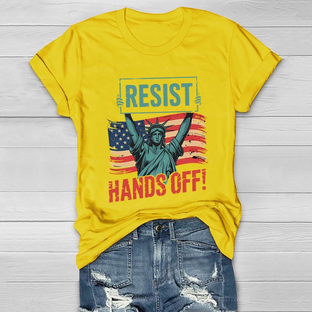 Resist Hands Off  Healthwear T-shirt