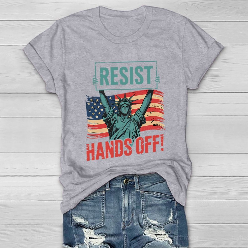 Resist Hands Off  Healthwear T-shirt
