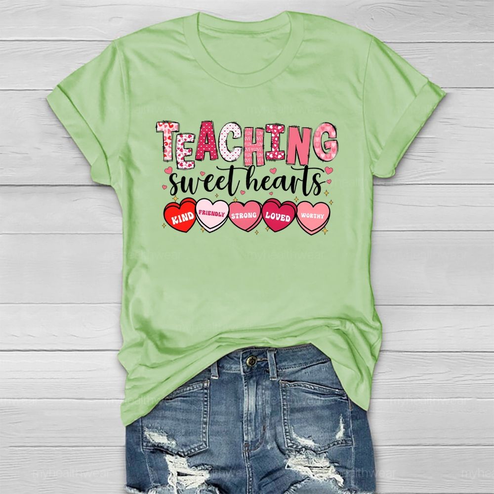 Teaching Sweet Hearts Kind Healthwear T-shirt