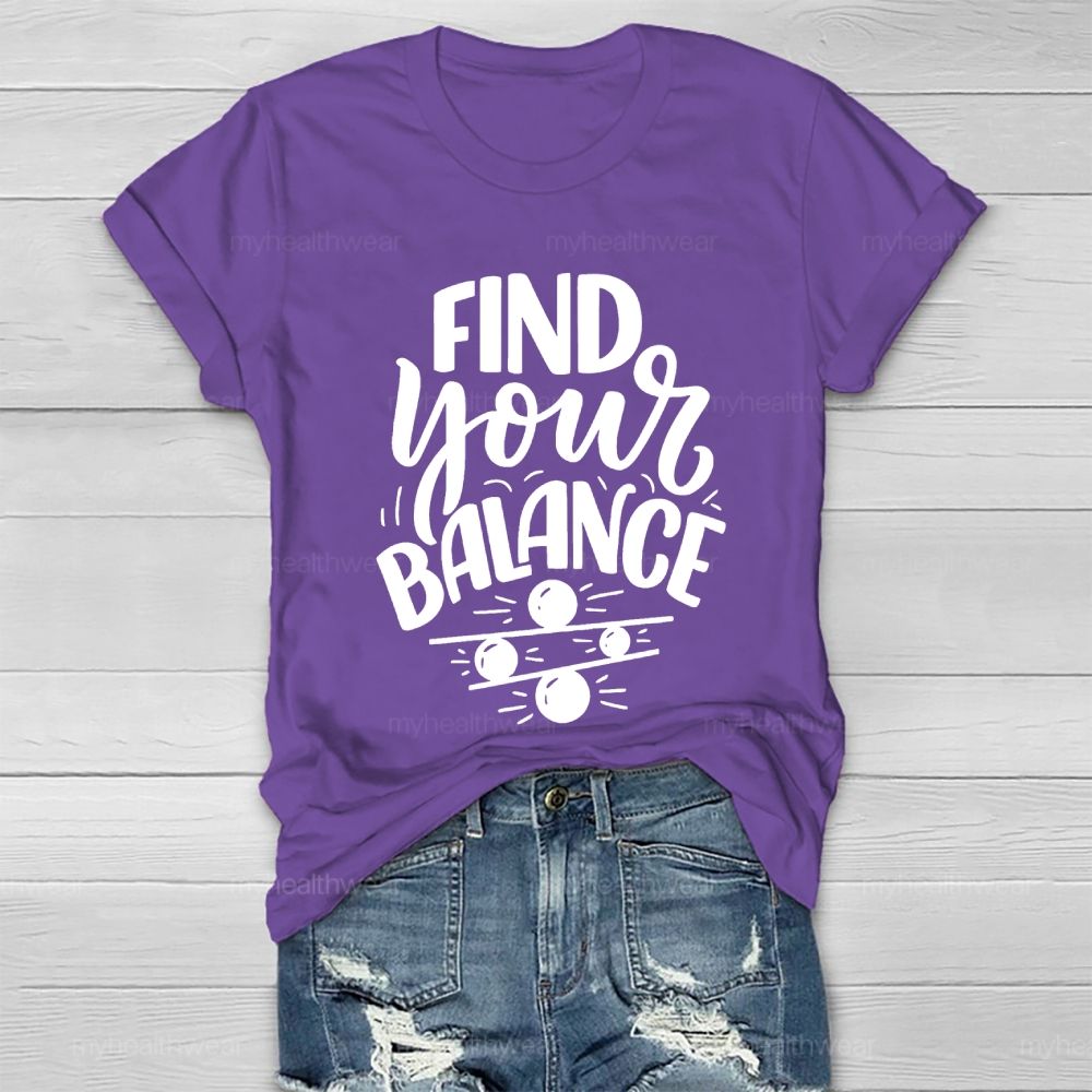 Find Your Balance Healthwear T-shirt