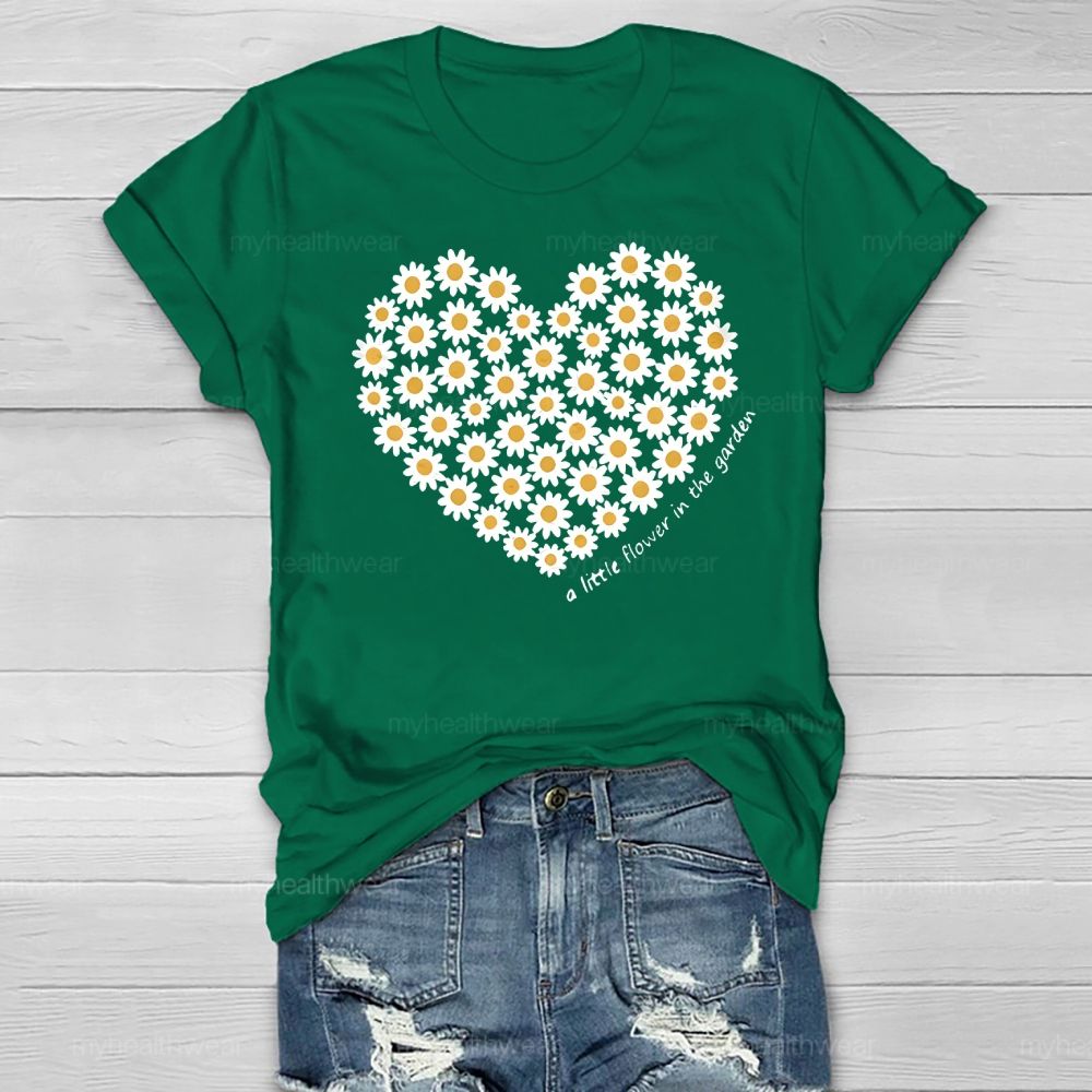 A Little Flower In The Garden Daisy Healthwear T-shirt