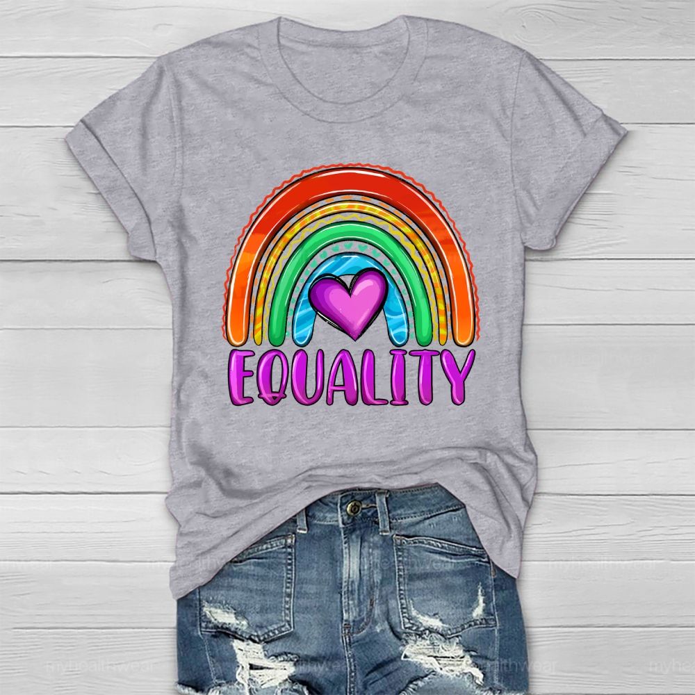 Equality Rainbow Love Healthwear T-shirt