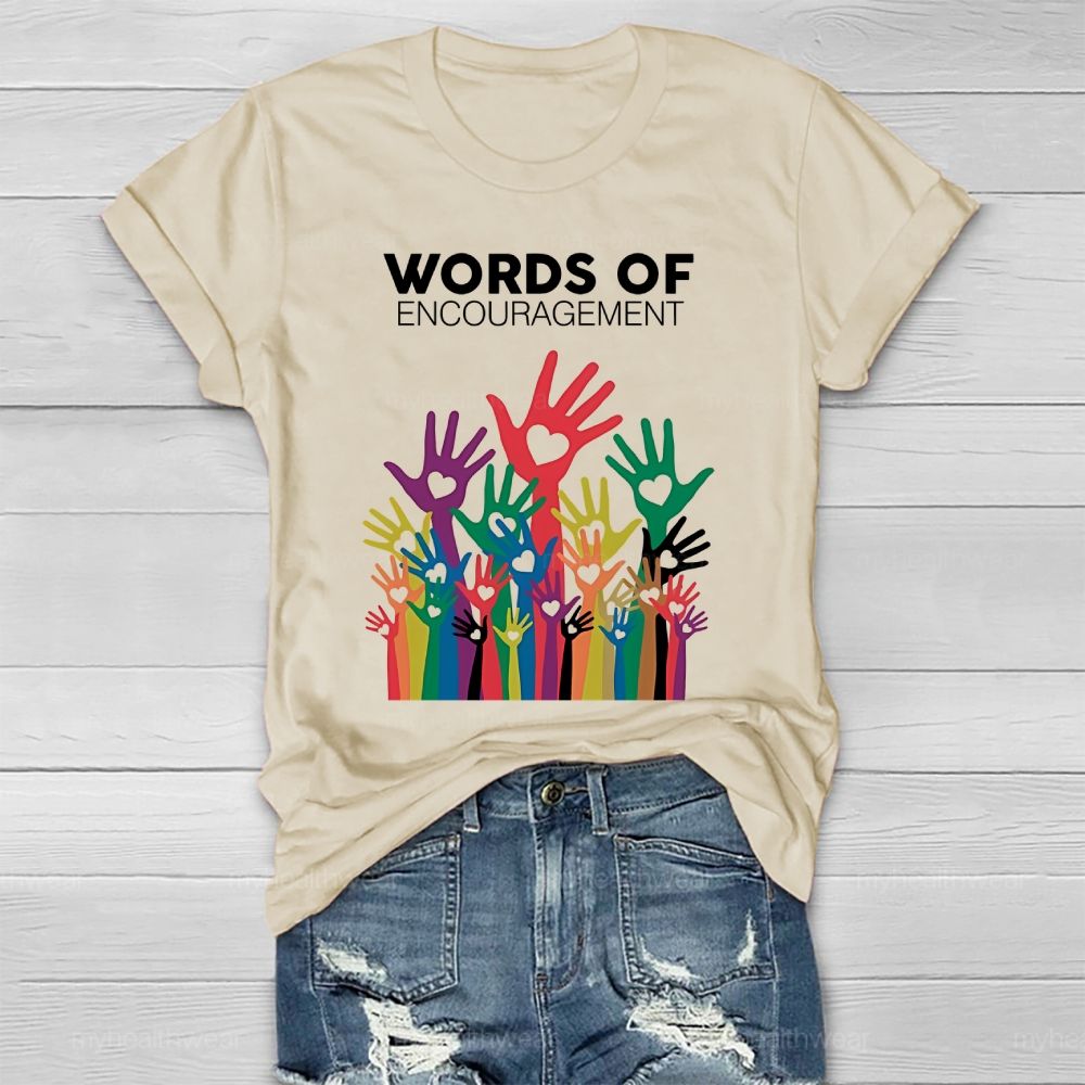Words Of Encouragement Healthwear T-shirt