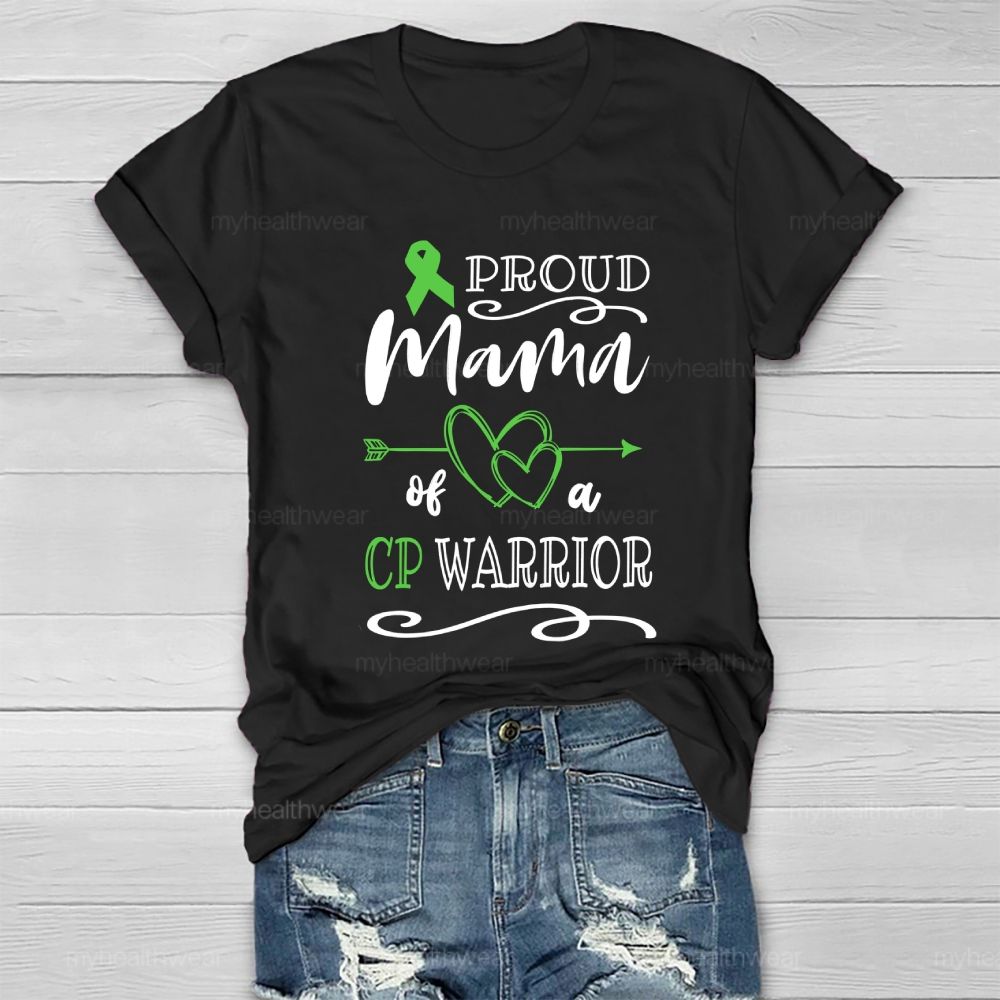 Proud Mama Of A CP Warrior Healthwear T-shirt