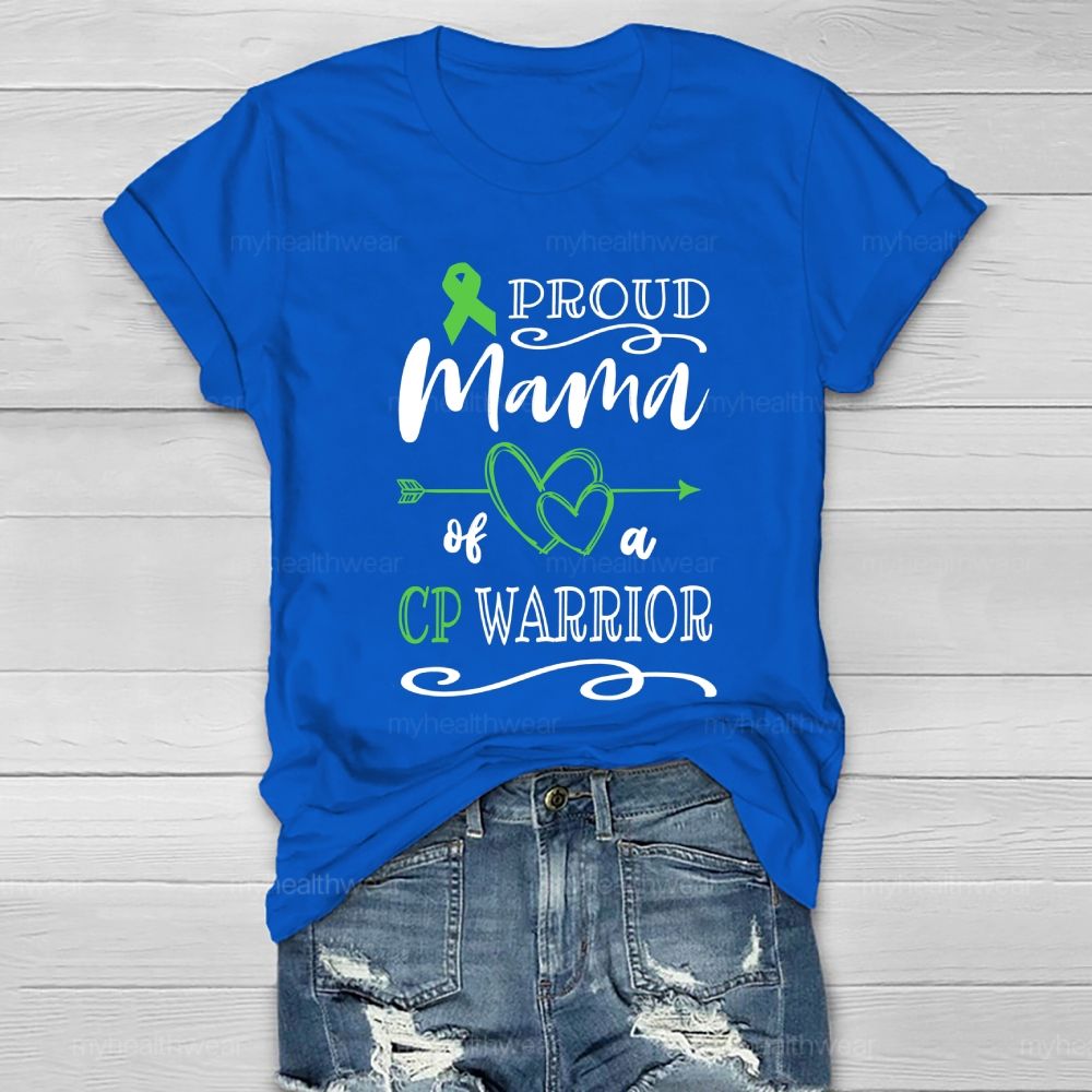 Proud Mama Of A CP Warrior Healthwear T-shirt