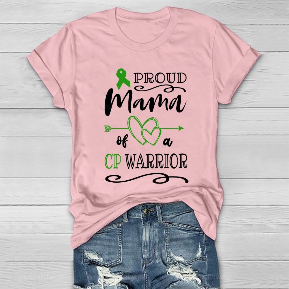 Proud Mama Of A CP Warrior Healthwear T-shirt