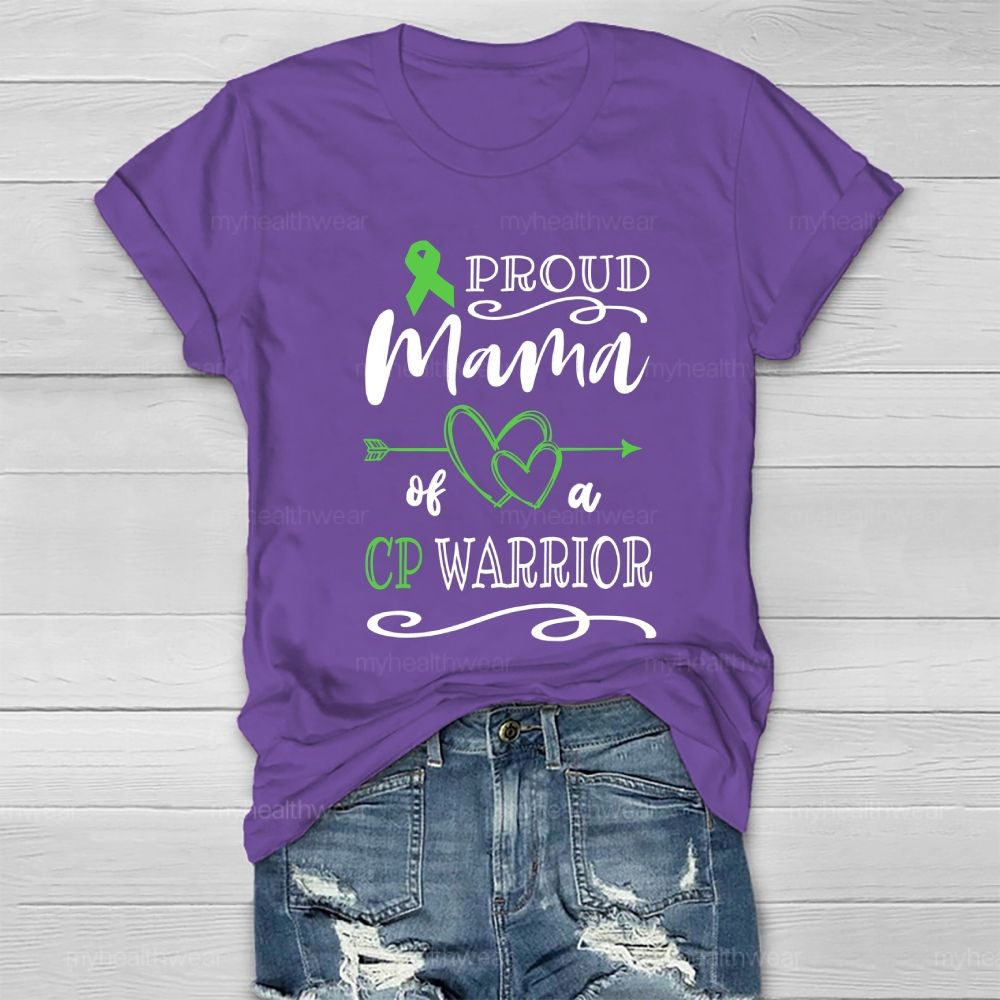 Proud Mama Of A CP Warrior Healthwear T-shirt