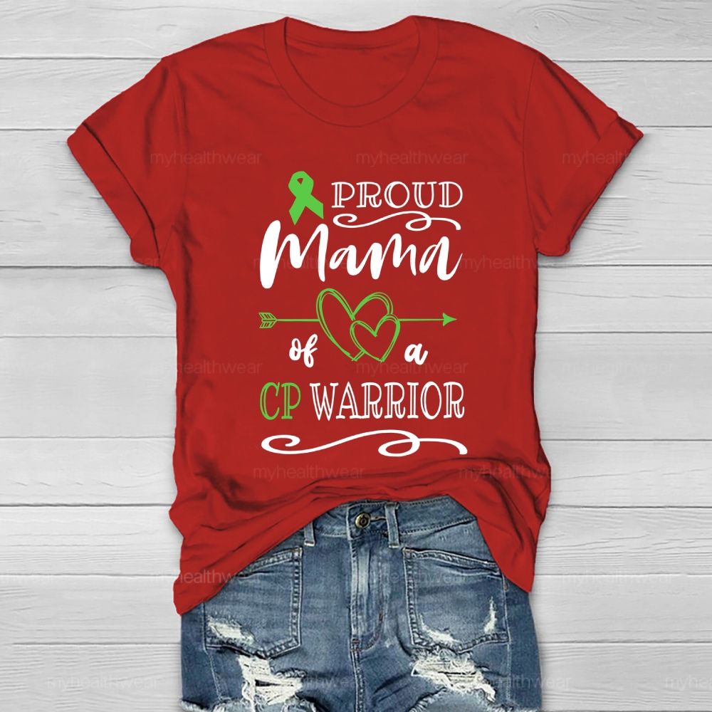 Proud Mama Of A CP Warrior Healthwear T-shirt