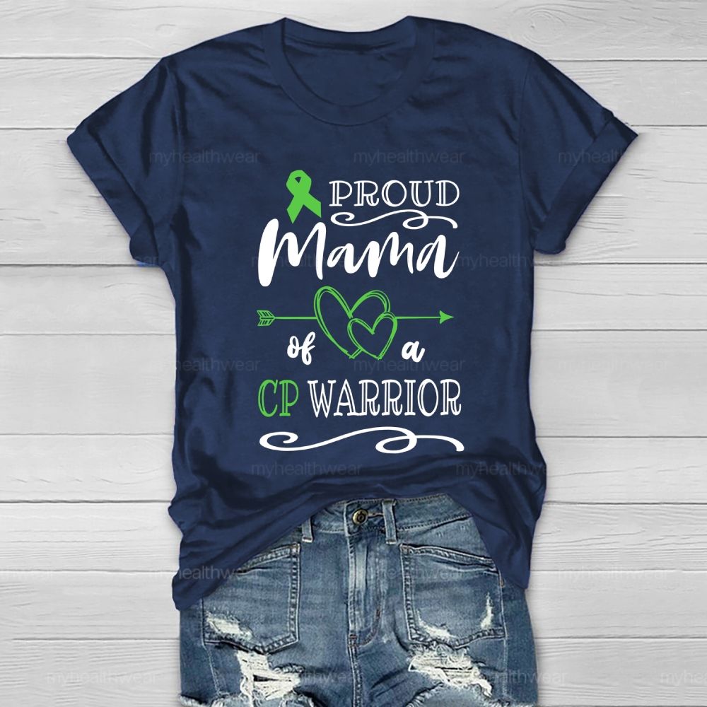 Proud Mama Of A CP Warrior Healthwear T-shirt