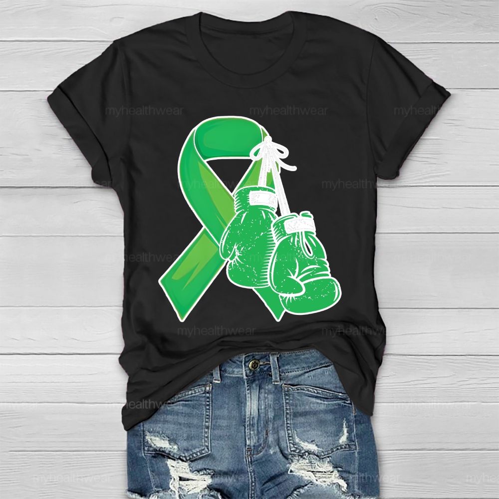 Green Ribbon Boxing Gloves  Healthwear T-shirt