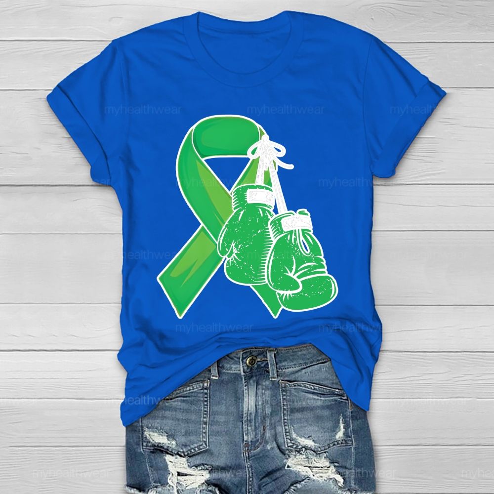 Green Ribbon Boxing Gloves  Healthwear T-shirt